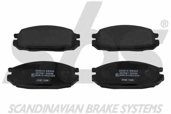 SBS 1501222213 Brake Pad Set, disc brake 1501222213: Buy near me in Poland at 2407.PL - Good price!