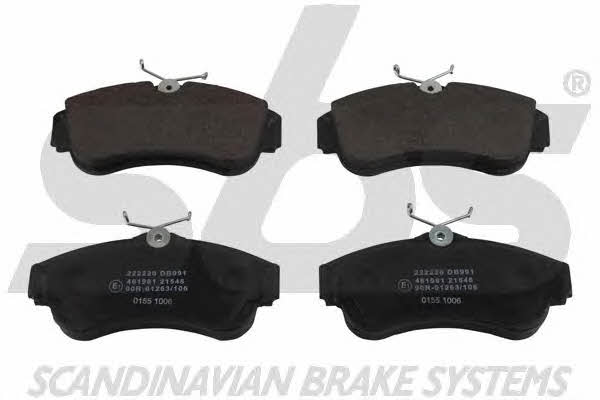 SBS 1501222220 Brake Pad Set, disc brake 1501222220: Buy near me in Poland at 2407.PL - Good price!