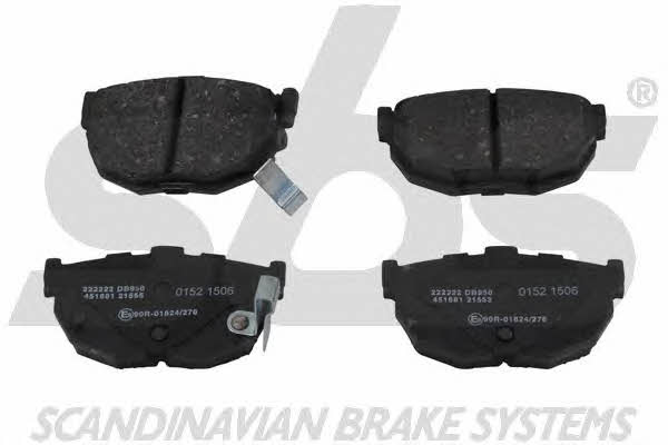 SBS 1501222222 Brake Pad Set, disc brake 1501222222: Buy near me in Poland at 2407.PL - Good price!