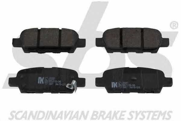 SBS 1501222257 Brake Pad Set, disc brake 1501222257: Buy near me in Poland at 2407.PL - Good price!