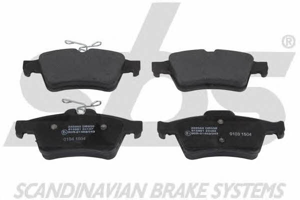 SBS 1501222562 Brake Pad Set, disc brake 1501222562: Buy near me in Poland at 2407.PL - Good price!
