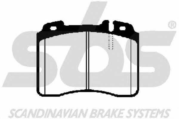 SBS 1501223319 Brake Pad Set, disc brake 1501223319: Buy near me in Poland at 2407.PL - Good price!