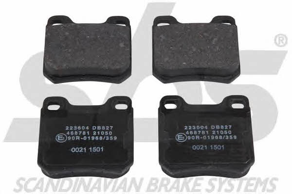 SBS 1501223604 Brake Pad Set, disc brake 1501223604: Buy near me at 2407.PL in Poland at an Affordable price!