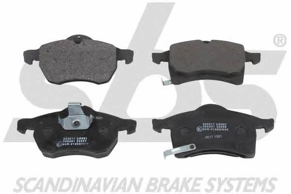 SBS 1501223617 Brake Pad Set, disc brake 1501223617: Buy near me in Poland at 2407.PL - Good price!