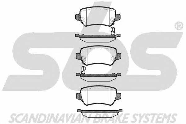 SBS 1501223625 Brake Pad Set, disc brake 1501223625: Buy near me in Poland at 2407.PL - Good price!