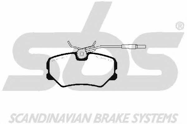 SBS 1501223715 Brake Pad Set, disc brake 1501223715: Buy near me in Poland at 2407.PL - Good price!