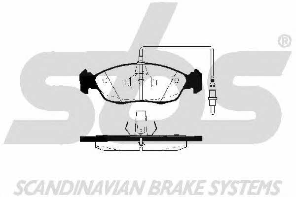SBS 1501223726 Brake Pad Set, disc brake 1501223726: Buy near me in Poland at 2407.PL - Good price!