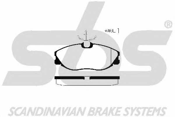 SBS 1501223730 Brake Pad Set, disc brake 1501223730: Buy near me in Poland at 2407.PL - Good price!