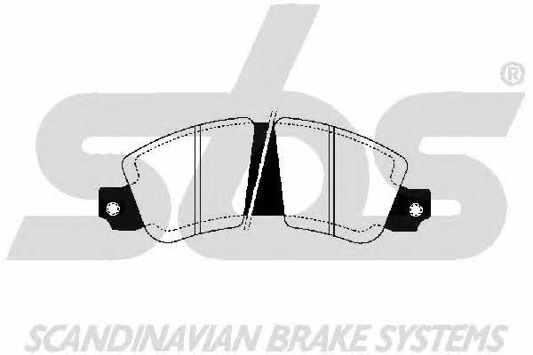 SBS 1501223910 Brake Pad Set, disc brake 1501223910: Buy near me in Poland at 2407.PL - Good price!