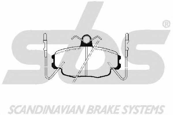 SBS 1501223915 Brake Pad Set, disc brake 1501223915: Buy near me in Poland at 2407.PL - Good price!
