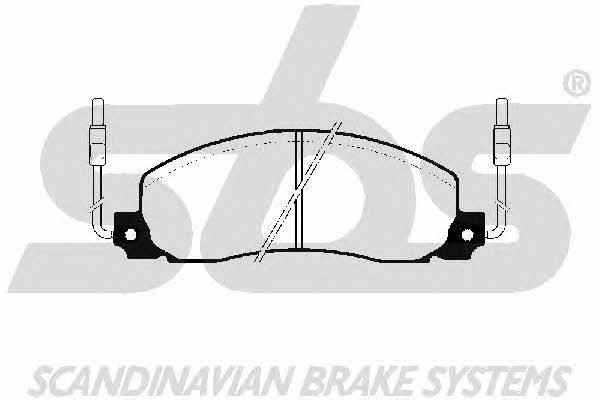 SBS 1501223919 Brake Pad Set, disc brake 1501223919: Buy near me in Poland at 2407.PL - Good price!