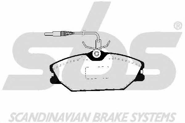 SBS 1501223925 Brake Pad Set, disc brake 1501223925: Buy near me in Poland at 2407.PL - Good price!