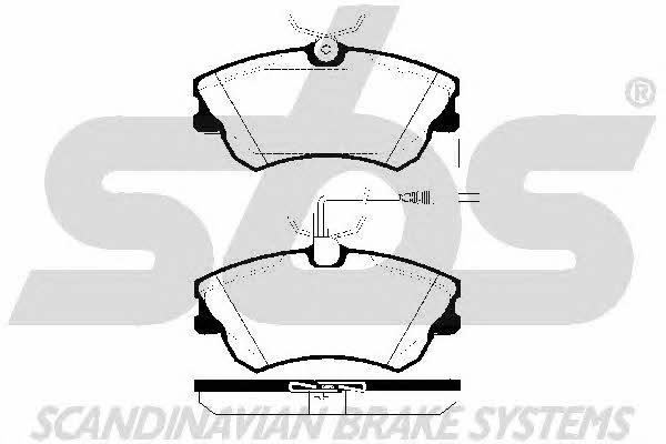 SBS 1501223933 Brake Pad Set, disc brake 1501223933: Buy near me in Poland at 2407.PL - Good price!