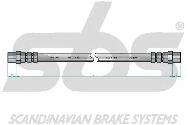 SBS 1330852359 Brake Hose 1330852359: Buy near me in Poland at 2407.PL - Good price!