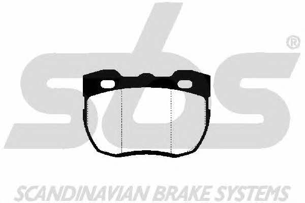 SBS 1501224006 Brake Pad Set, disc brake 1501224006: Buy near me in Poland at 2407.PL - Good price!