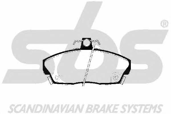 SBS 1501224009 Brake Pad Set, disc brake 1501224009: Buy near me in Poland at 2407.PL - Good price!