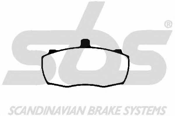 SBS 1501224010 Brake Pad Set, disc brake 1501224010: Buy near me in Poland at 2407.PL - Good price!