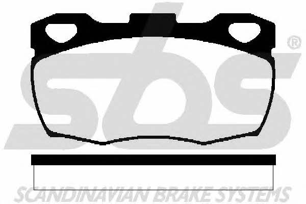 SBS 1501224018 Brake Pad Set, disc brake 1501224018: Buy near me in Poland at 2407.PL - Good price!