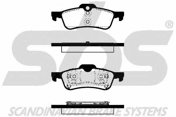 SBS 1501224021 Brake Pad Set, disc brake 1501224021: Buy near me in Poland at 2407.PL - Good price!