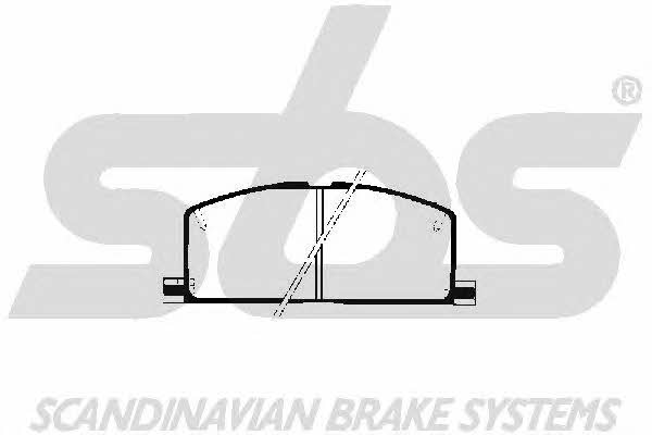 SBS 1501224508 Brake Pad Set, disc brake 1501224508: Buy near me in Poland at 2407.PL - Good price!