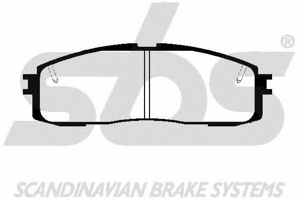 SBS 1501224521 Brake Pad Set, disc brake 1501224521: Buy near me in Poland at 2407.PL - Good price!