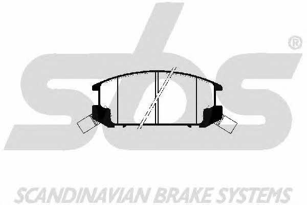 SBS 1501224531 Brake Pad Set, disc brake 1501224531: Buy near me in Poland at 2407.PL - Good price!