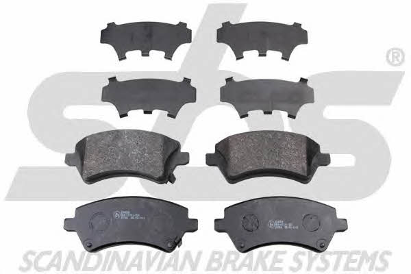 SBS 1501224559 Brake Pad Set, disc brake 1501224559: Buy near me in Poland at 2407.PL - Good price!