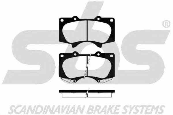 SBS 1501224569 Brake Pad Set, disc brake 1501224569: Buy near me in Poland at 2407.PL - Good price!
