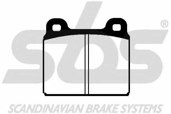 SBS 1501224706 Brake Pad Set, disc brake 1501224706: Buy near me in Poland at 2407.PL - Good price!