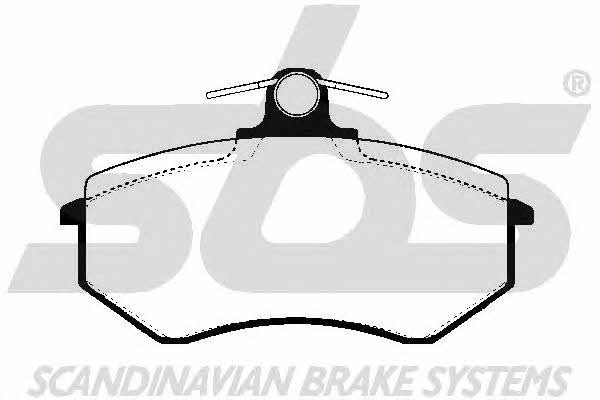 SBS 1501224720 Brake Pad Set, disc brake 1501224720: Buy near me in Poland at 2407.PL - Good price!