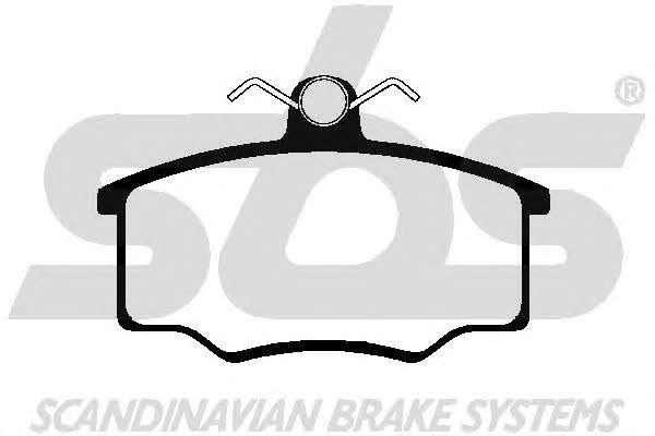 SBS 1501224723 Brake Pad Set, disc brake 1501224723: Buy near me in Poland at 2407.PL - Good price!