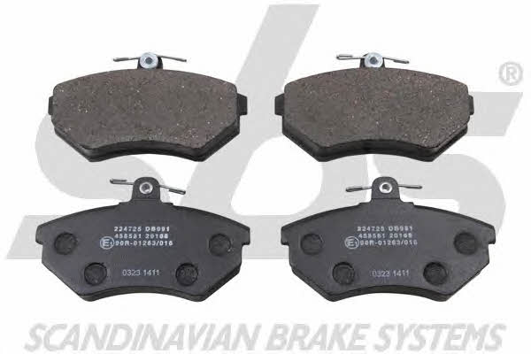 SBS 1501224725 Brake Pad Set, disc brake 1501224725: Buy near me in Poland at 2407.PL - Good price!