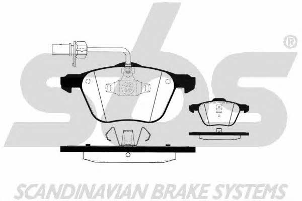 SBS 1501224754 Brake Pad Set, disc brake 1501224754: Buy near me in Poland at 2407.PL - Good price!