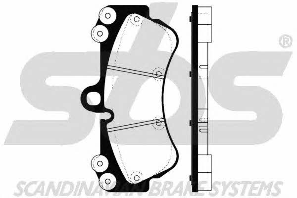 SBS 1501224771 Тормозные колодки дисковые, комплект 1501224771: Отличная цена - Купить в Польше на 2407.PL!