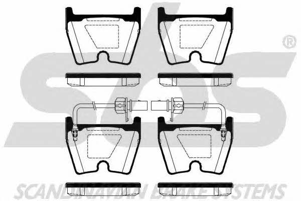 SBS 1501224785 Brake Pad Set, disc brake 1501224785: Buy near me in Poland at 2407.PL - Good price!