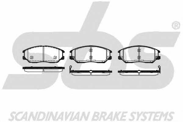 SBS 1501225012 Brake Pad Set, disc brake 1501225012: Buy near me in Poland at 2407.PL - Good price!