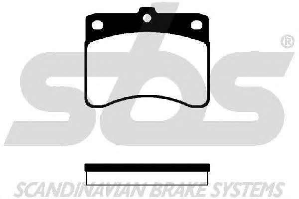 SBS 1501225107 Brake Pad Set, disc brake 1501225107: Buy near me in Poland at 2407.PL - Good price!