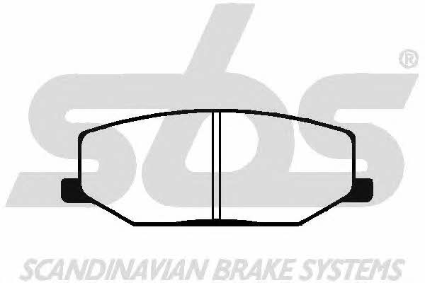 SBS 1501225201 Brake Pad Set, disc brake 1501225201: Buy near me in Poland at 2407.PL - Good price!