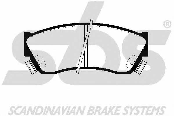 SBS 1501225203 Brake Pad Set, disc brake 1501225203: Buy near me in Poland at 2407.PL - Good price!