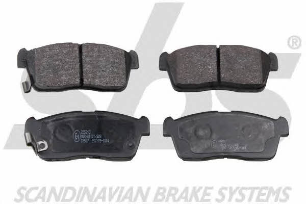 SBS 1501225213 Brake Pad Set, disc brake 1501225213: Buy near me in Poland at 2407.PL - Good price!