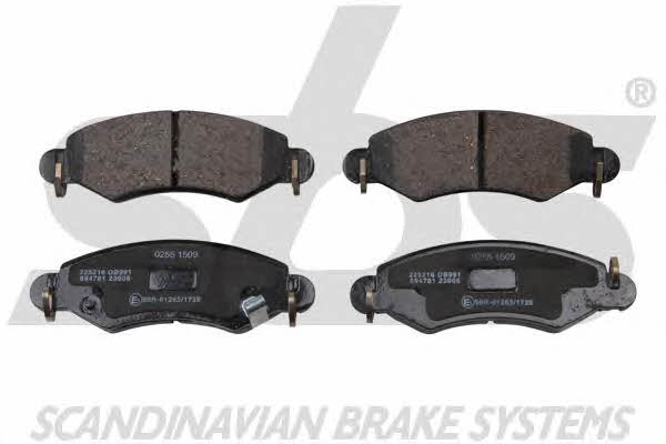 SBS 1501225216 Brake Pad Set, disc brake 1501225216: Buy near me in Poland at 2407.PL - Good price!