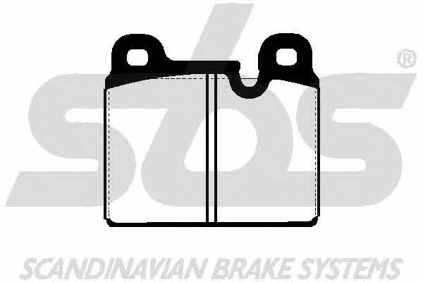 SBS 1501225601 Brake Pad Set, disc brake 1501225601: Buy near me in Poland at 2407.PL - Good price!