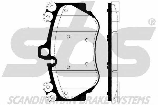 SBS 1501225610 Brake Pad Set, disc brake 1501225610: Buy near me in Poland at 2407.PL - Good price!