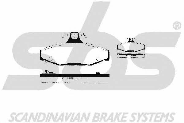 SBS 1501225702 Brake Pad Set, disc brake 1501225702: Buy near me in Poland at 2407.PL - Good price!