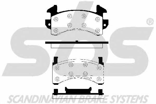 SBS 1501229201 Brake Pad Set, disc brake 1501229201: Buy near me in Poland at 2407.PL - Good price!