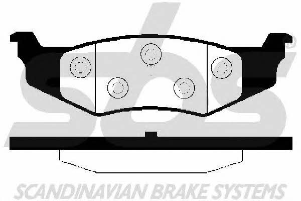 SBS 1501229314 Brake Pad Set, disc brake 1501229314: Buy near me in Poland at 2407.PL - Good price!