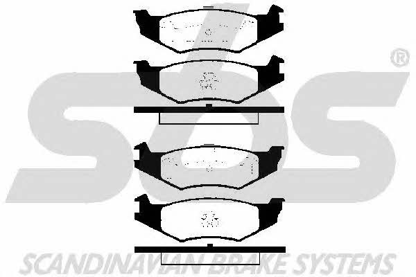 SBS 1501229315 Brake Pad Set, disc brake 1501229315: Buy near me in Poland at 2407.PL - Good price!