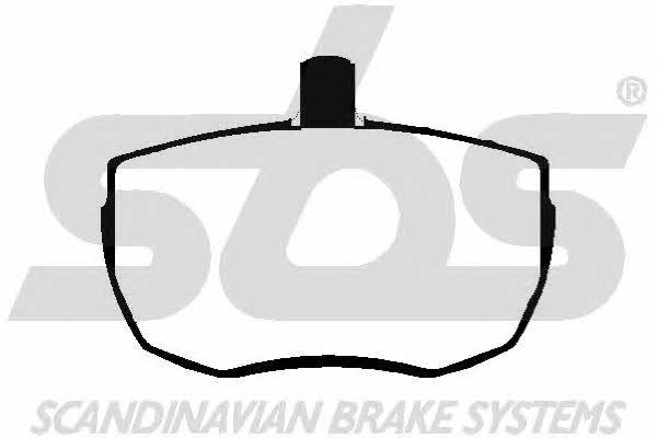 SBS 1501229930 Brake Pad Set, disc brake 1501229930: Buy near me in Poland at 2407.PL - Good price!