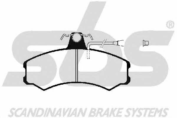 SBS 1501229940 Brake Pad Set, disc brake 1501229940: Buy near me in Poland at 2407.PL - Good price!