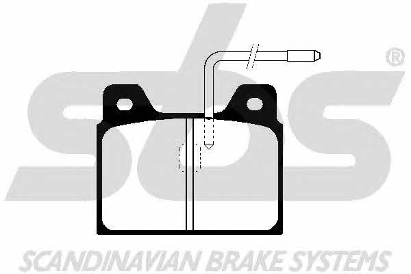 SBS 1501229941 Brake Pad Set, disc brake 1501229941: Buy near me in Poland at 2407.PL - Good price!
